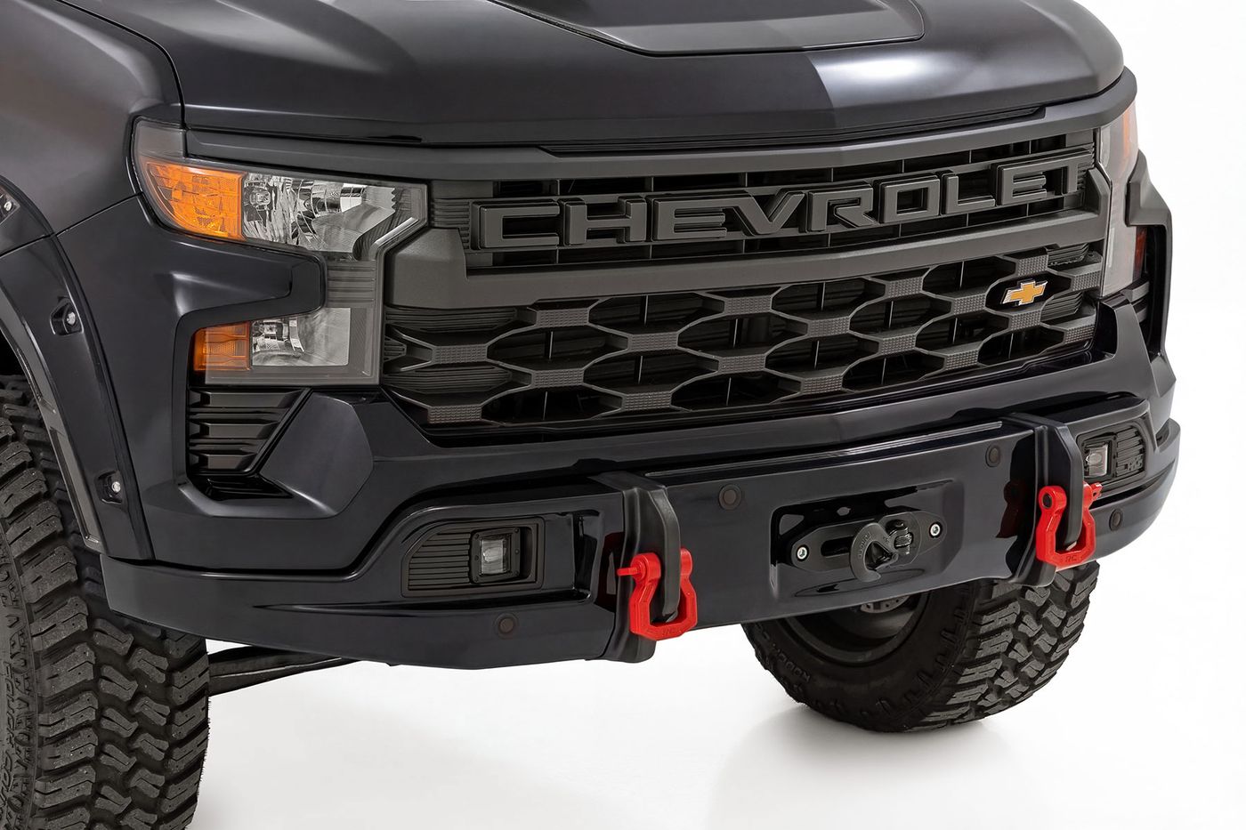 Rough Country Bumper Cover | GB8 Mosaic Black | Chevy Silverado 1500 2WD/4WD (2023-2026)