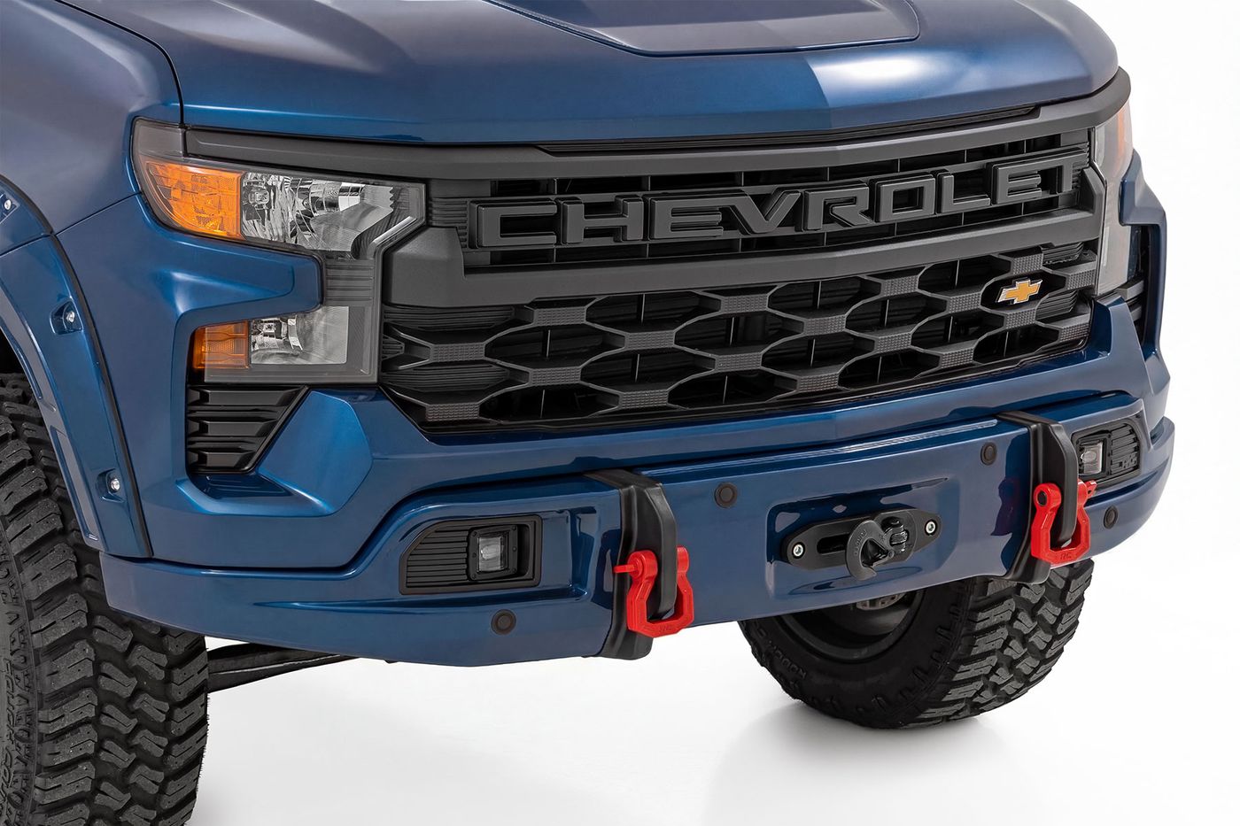Rough Country Bumper Cover | GJV Riptide Blue | Chevy Silverado 1500 2WD/4WD (2023-2026)