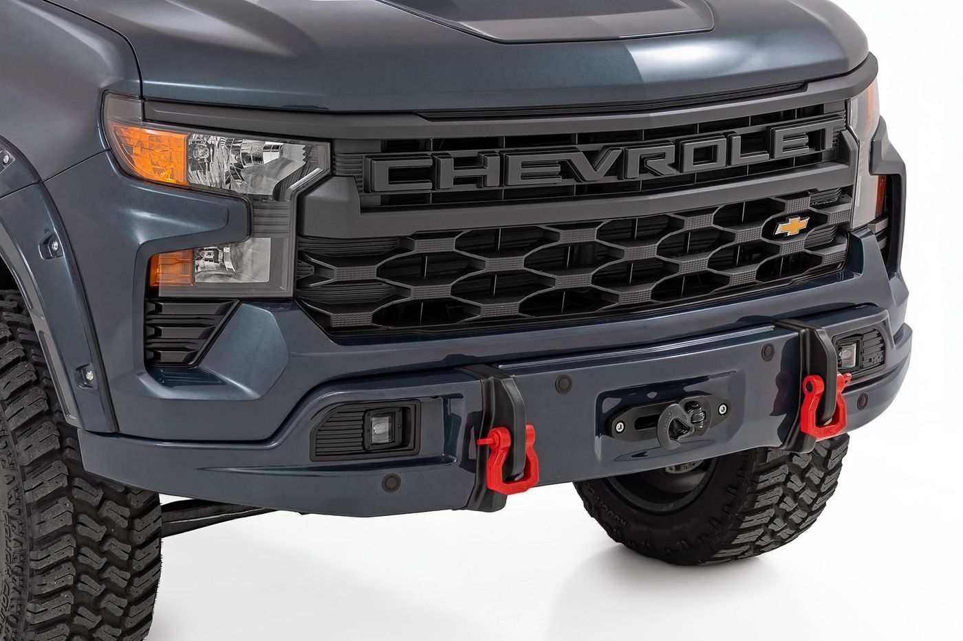 Rough Country Front FXS Bumper | 12000S | G6M Dark Ash | Chevy Silverado 1500 (23-26)