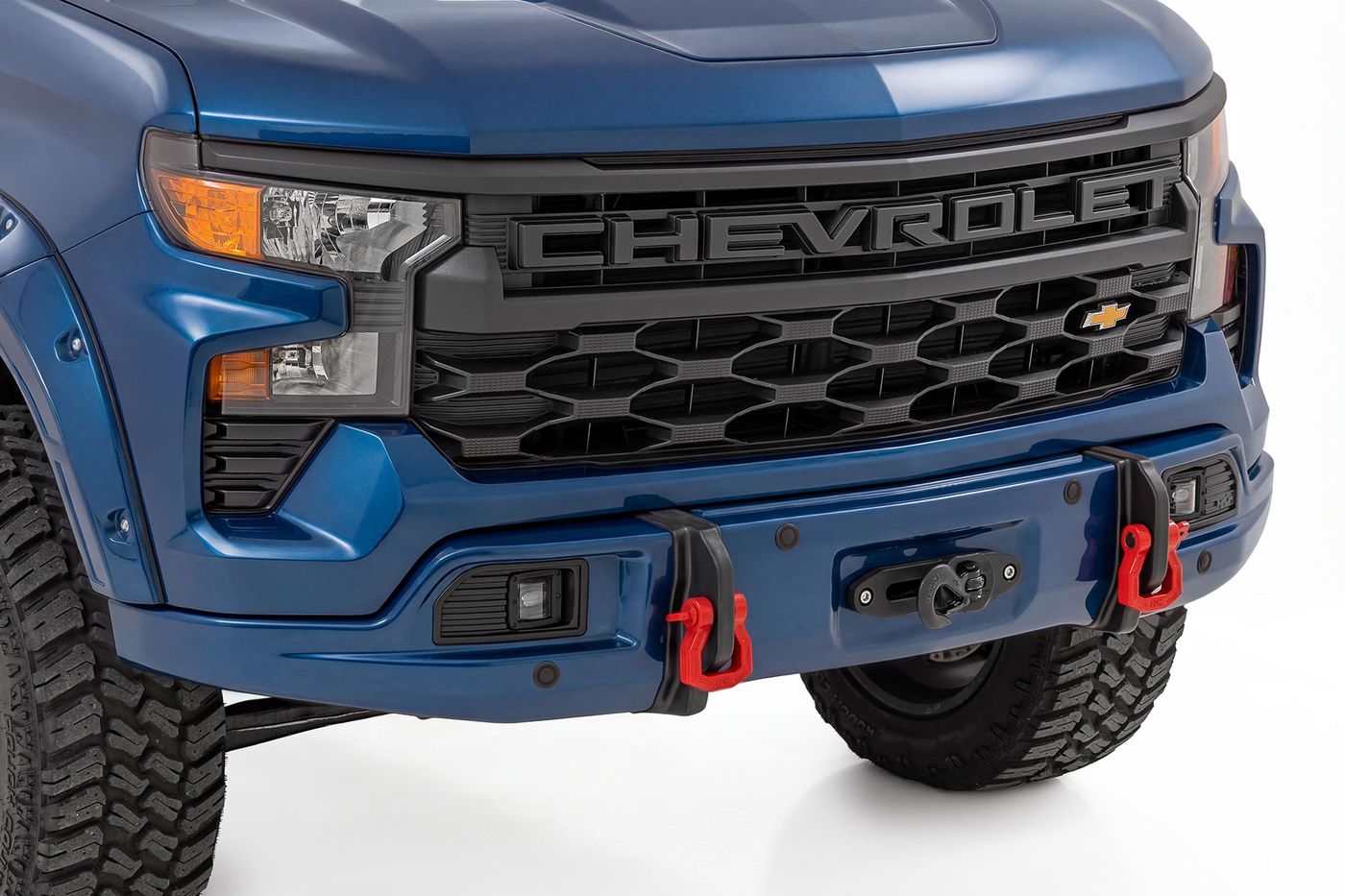 Rough Country Front FXS Bumper | 12000S | GA0 North Sky Blue | Chevy Silverado 1500 (23-26)