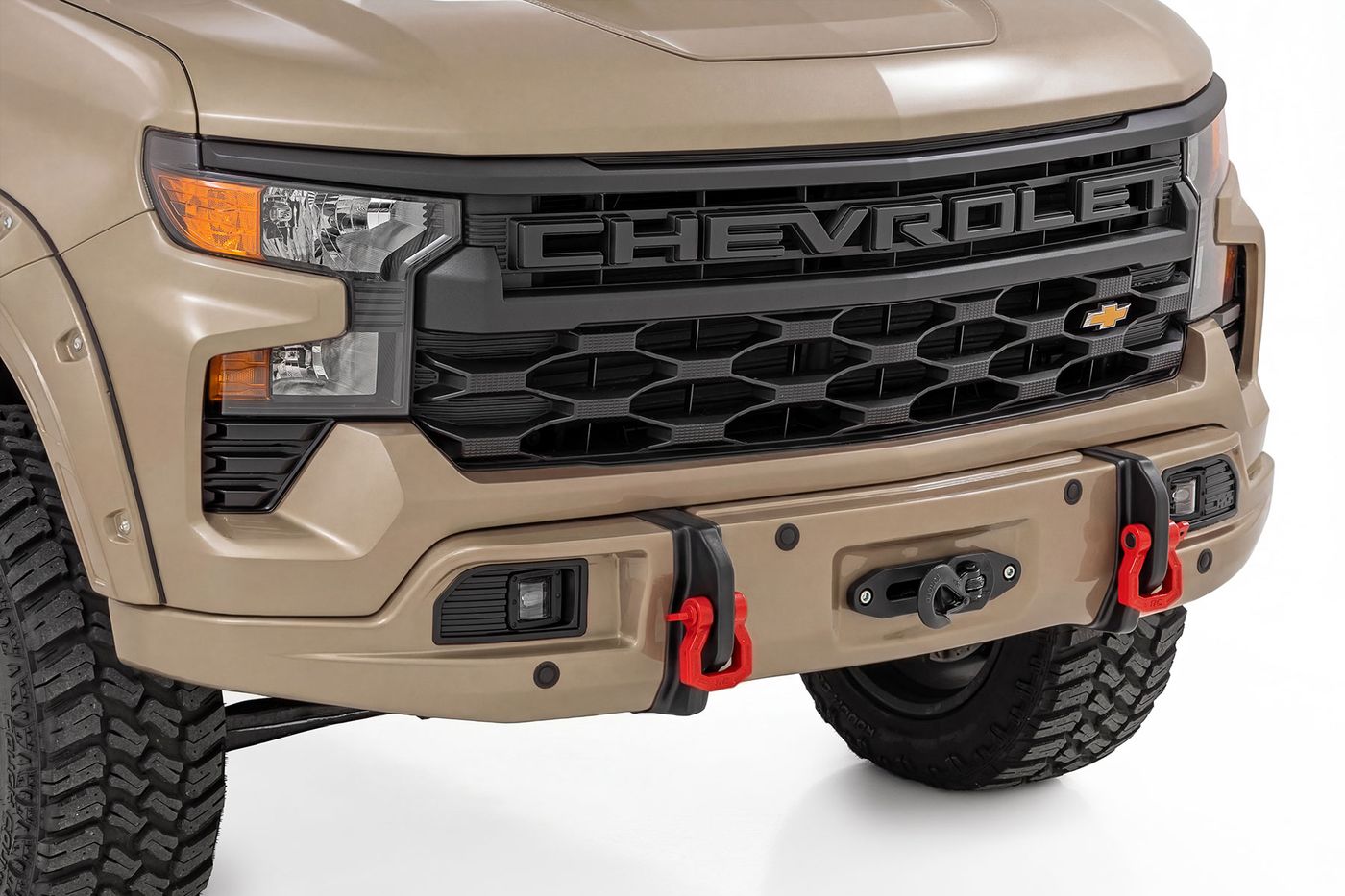 Rough Country Front FXS Bumper | 12000S | GTL Sand Dune | Chevy Silverado 1500 (23-26)