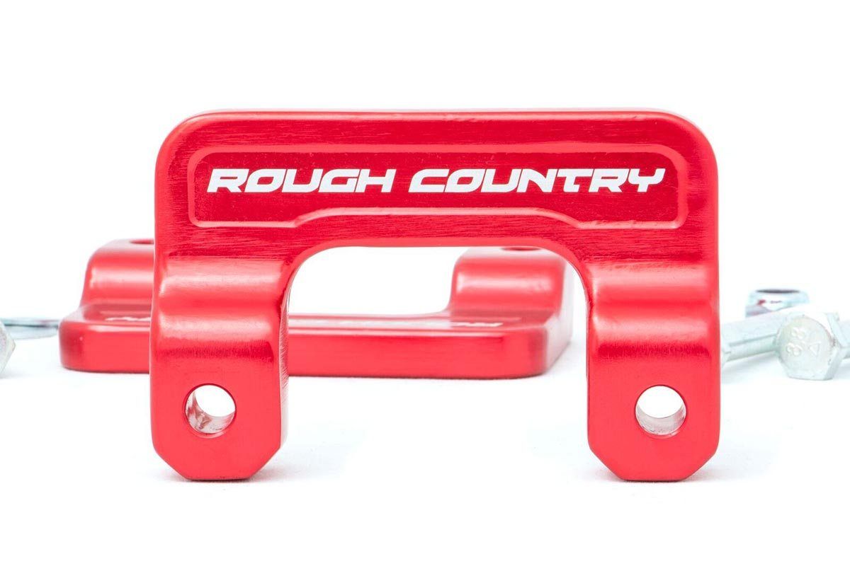 Rough Country 2 Inch Leveling Kit | Aluminum | Red | Chevy/GMC 1500 Truck (07-18) SUV (07-20)