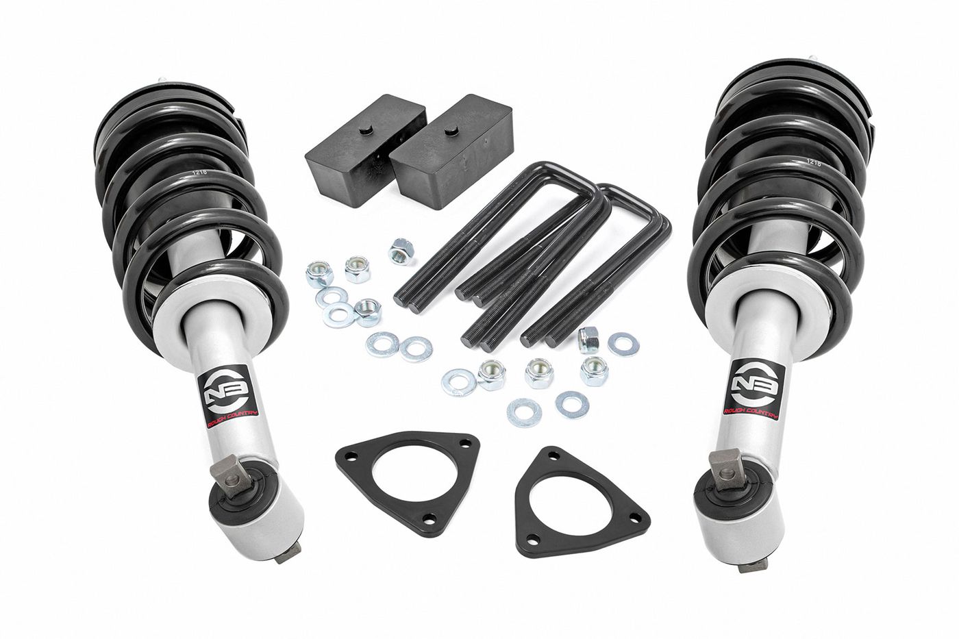 Rough Country 2.5 Inch Lift Kit | Alu/Cast Steel | N3 Strut | Chevy/GMC 1500 (07-18)