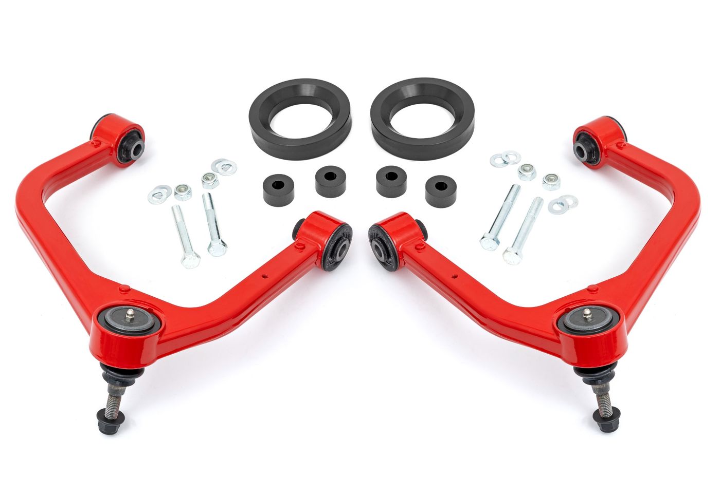 Rough Country 1.75 Inch Leveling Kit | Forged Red UCA | AT4 | GMC Sierra 1500 (2019-2026)