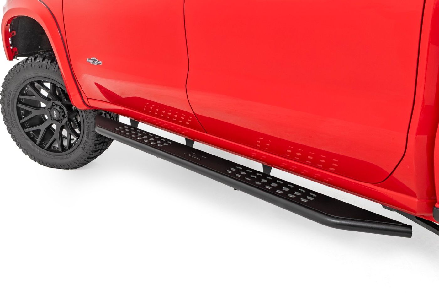 Rough Country OV2 Running Boards | Side Step Bars | Crew Cab | Ram 1500 (19-26)/1500 TRX (21-24)