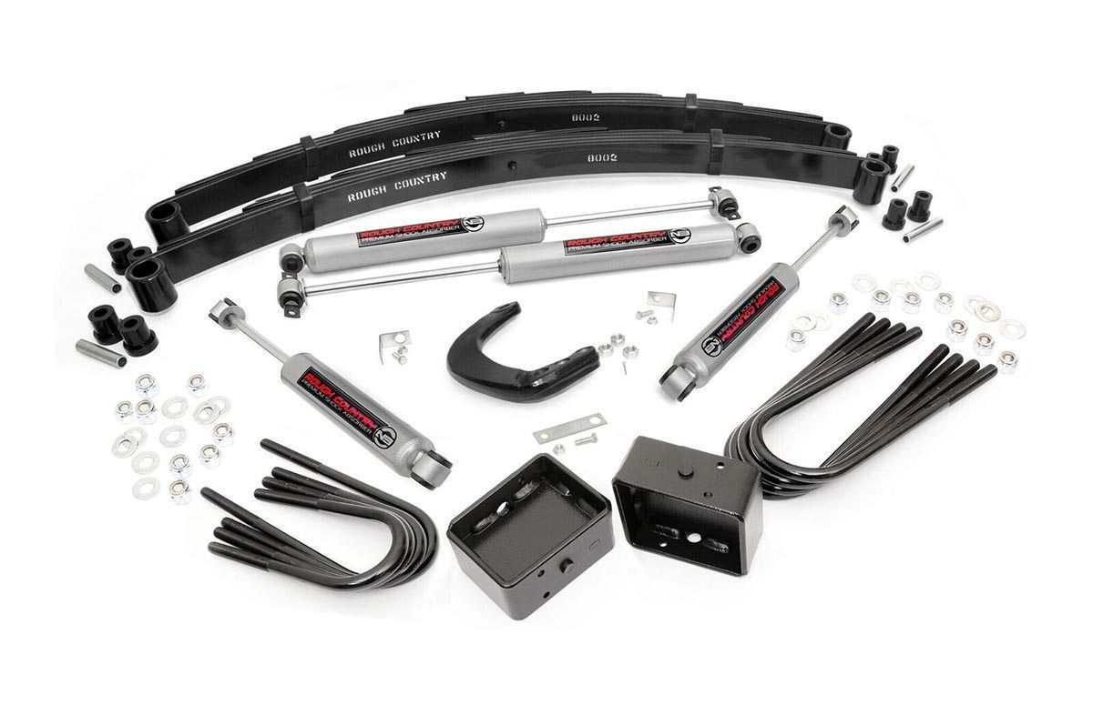 Rough Country 4 Inch Lift Kit | Chevy/GMC C20/K20 C25/K25 Truck/Half-Ton Suburban (77-91)