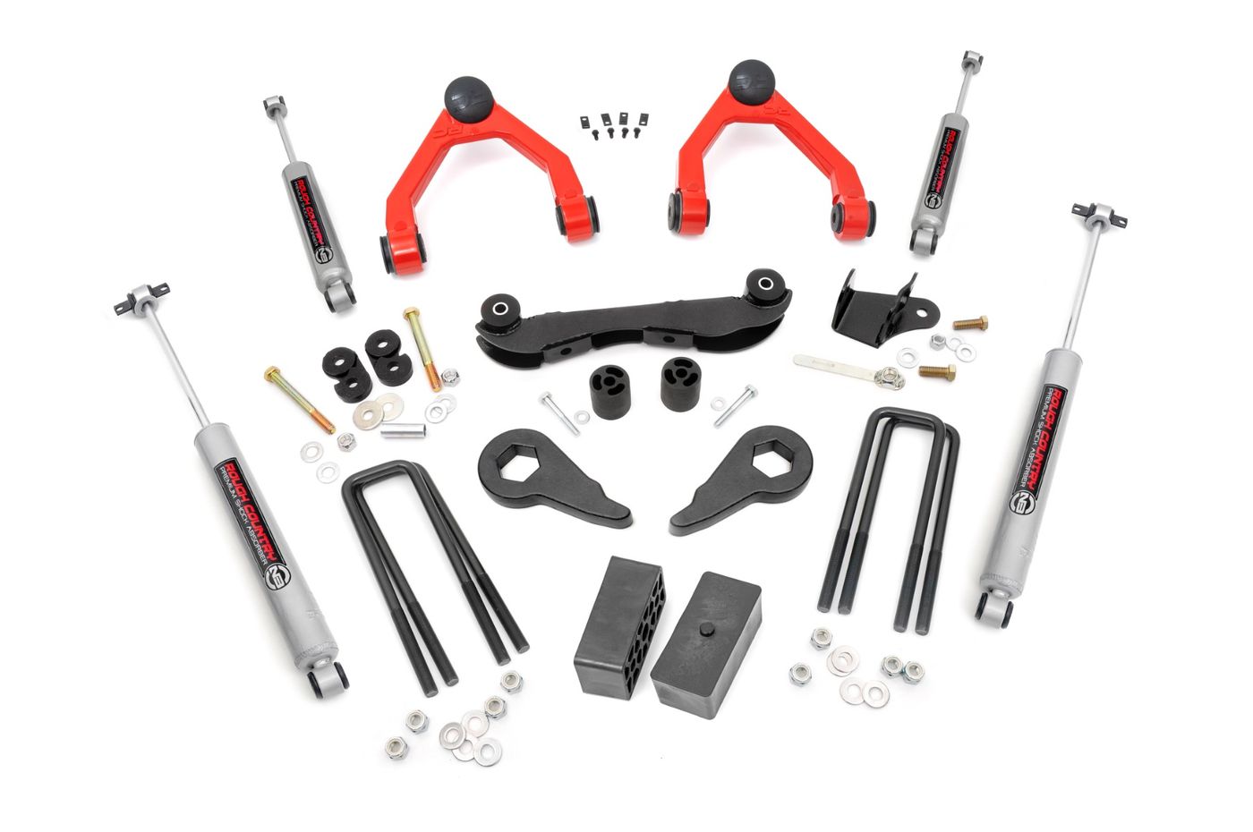 Rough Country 2-3 Inch Lift Kit | Rear Blocks | Chevy/GMC 1500 Truck & SUV 4WD (1988-1999)