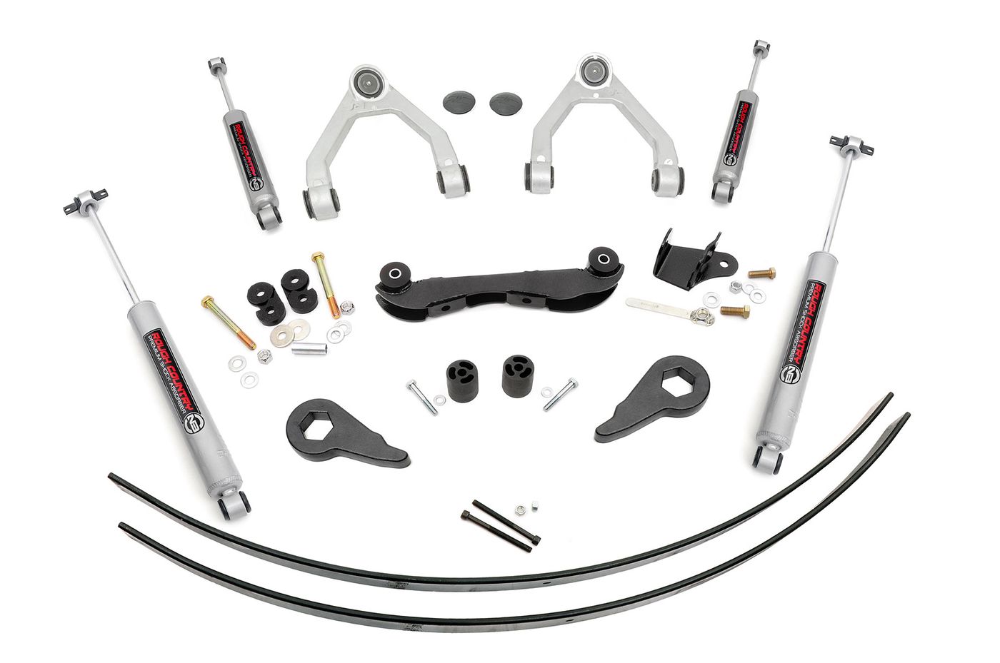 Rough Country 2-3 Inch Lift Kit | Rear AAL | Chevy/GMC 1500 Truck & SUV 4WD (1988-1999)