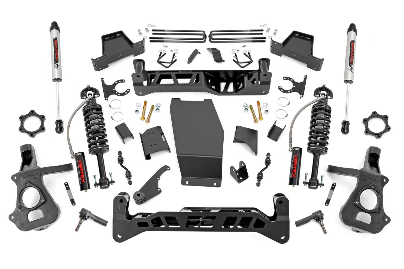 Rough Country 7 Inch Lift Kit | Alum/Stamp Steel | Vertex/V2 | Chevy/GMC 1500 (14-18 & Classic)
