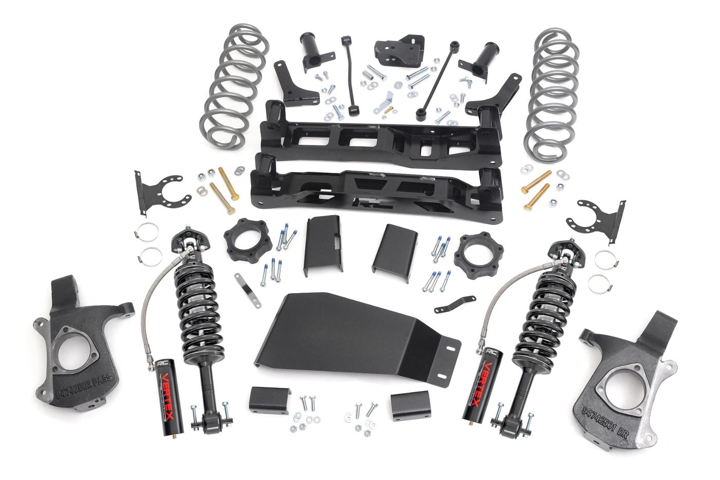 Rough Country 7.5 Inch Lift Kit | Vertex Coilovers | Chevy Avalanche 2WD/4WD (2007-2013)