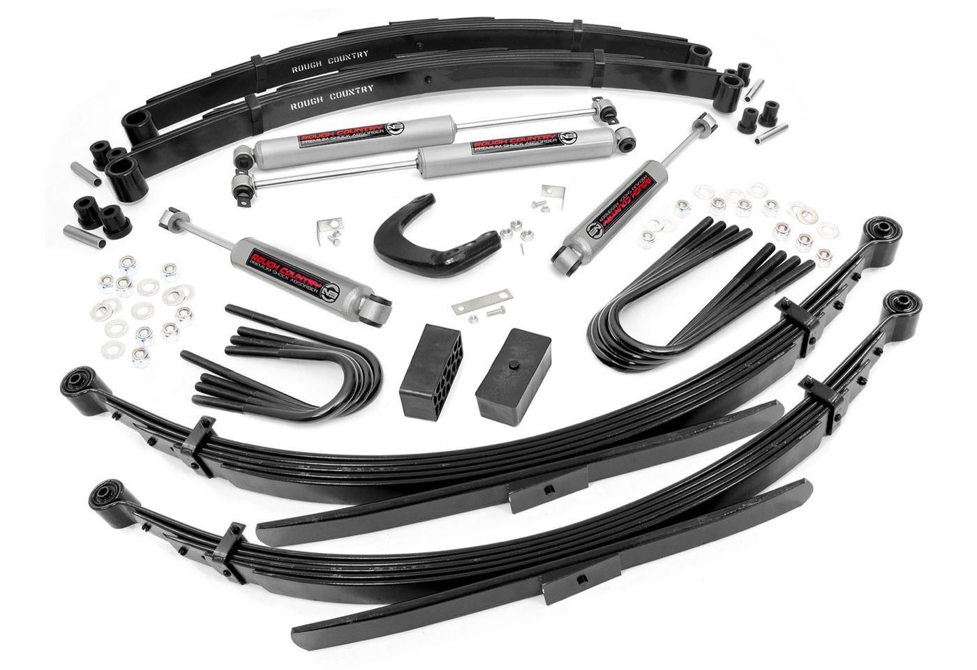 Rough Country 6 Inch Lift Kit | 56 Inch RR Springs | Chevy/GMC 3/4-Ton Suburban (77-91)/C25/K25 Truck (77-87)