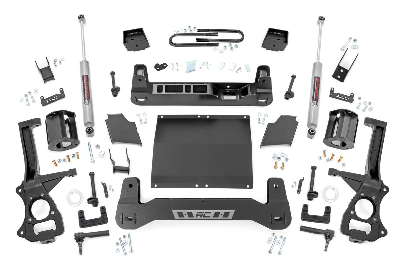 Rough Country 6 Inch Lift Kit | Mono Leaf Rear | Diesel | Chevy Silverado 1500 4WD (22-24)