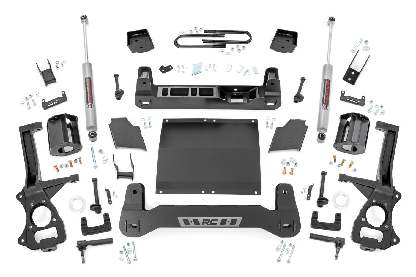 Rough Country 6 Inch Lift Kit | Mono Leaf Rear | Diesel | Chevy Silverado 1500 4WD (25-26)