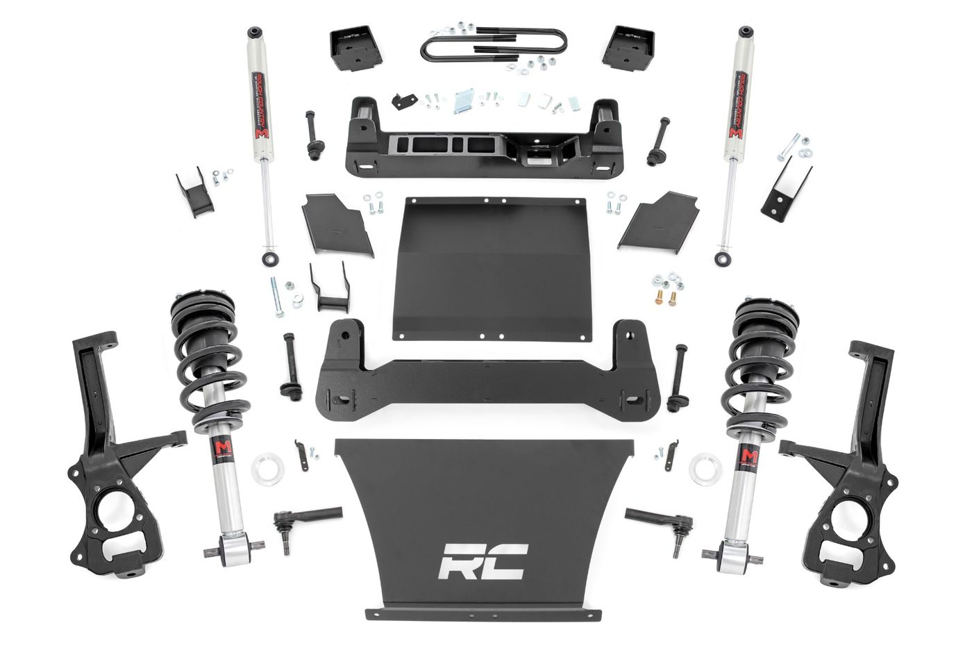 Rough Country 6 Inch Lift Kit | Mono Leaf Rear | M1 Struts/M1 | Chevy Silverado 1500 (25-26)