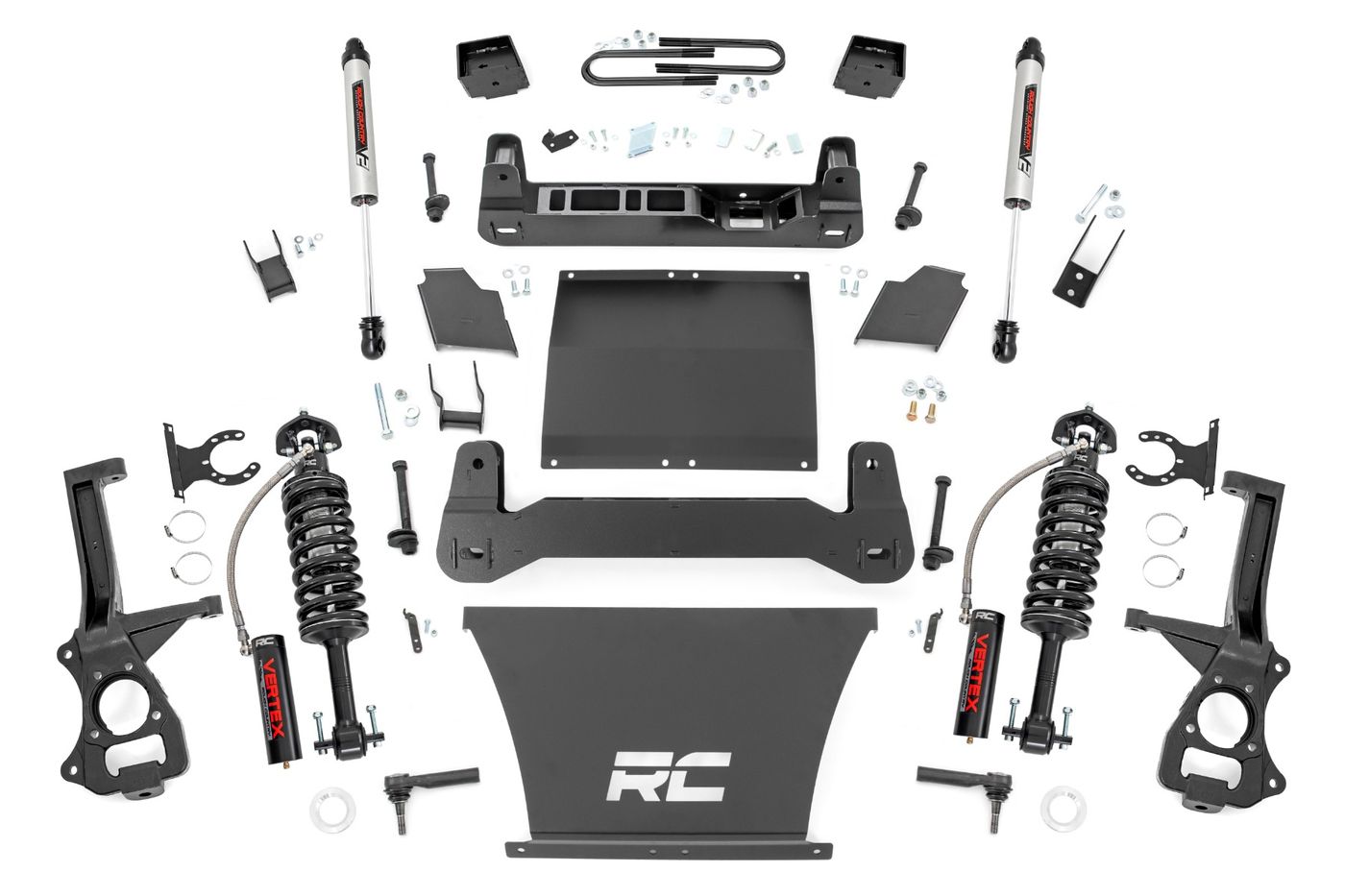 Rough Country 6 Inch Lift Kit | Mono Leaf Rear | Vertex/V2 | Chevy Silverado 1500 (25-26)