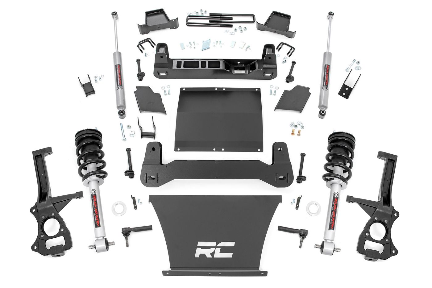 Rough Country 6 Inch Lift Kit | N3 Struts | Chevy Silverado 1500 4WD (2019-2024)