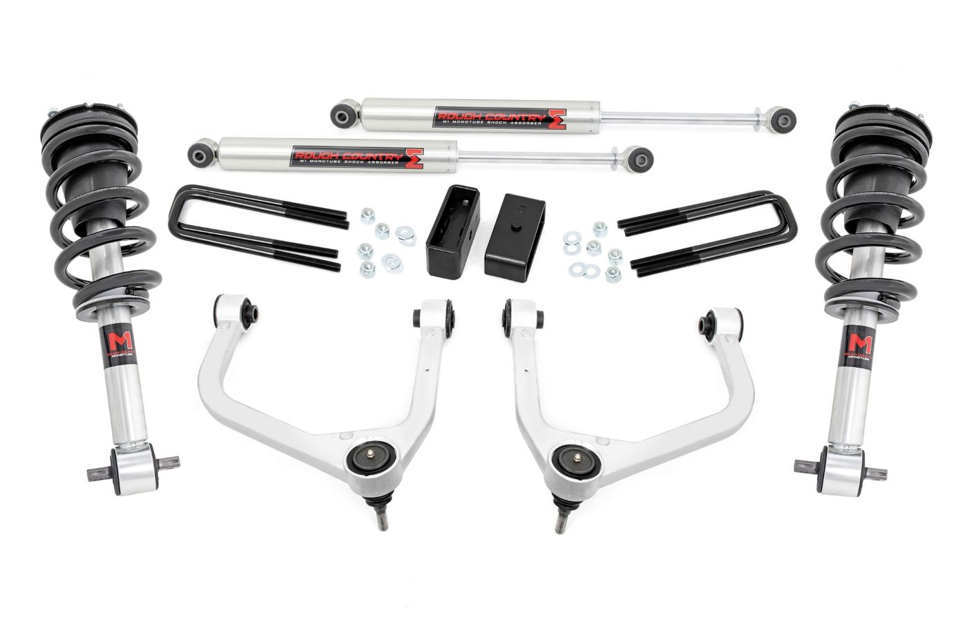Rough Country 3.5 Inch Lift Kit | M1 Struts/M1 | GMC Sierra 1500 2WD/4WD (2019-2024)