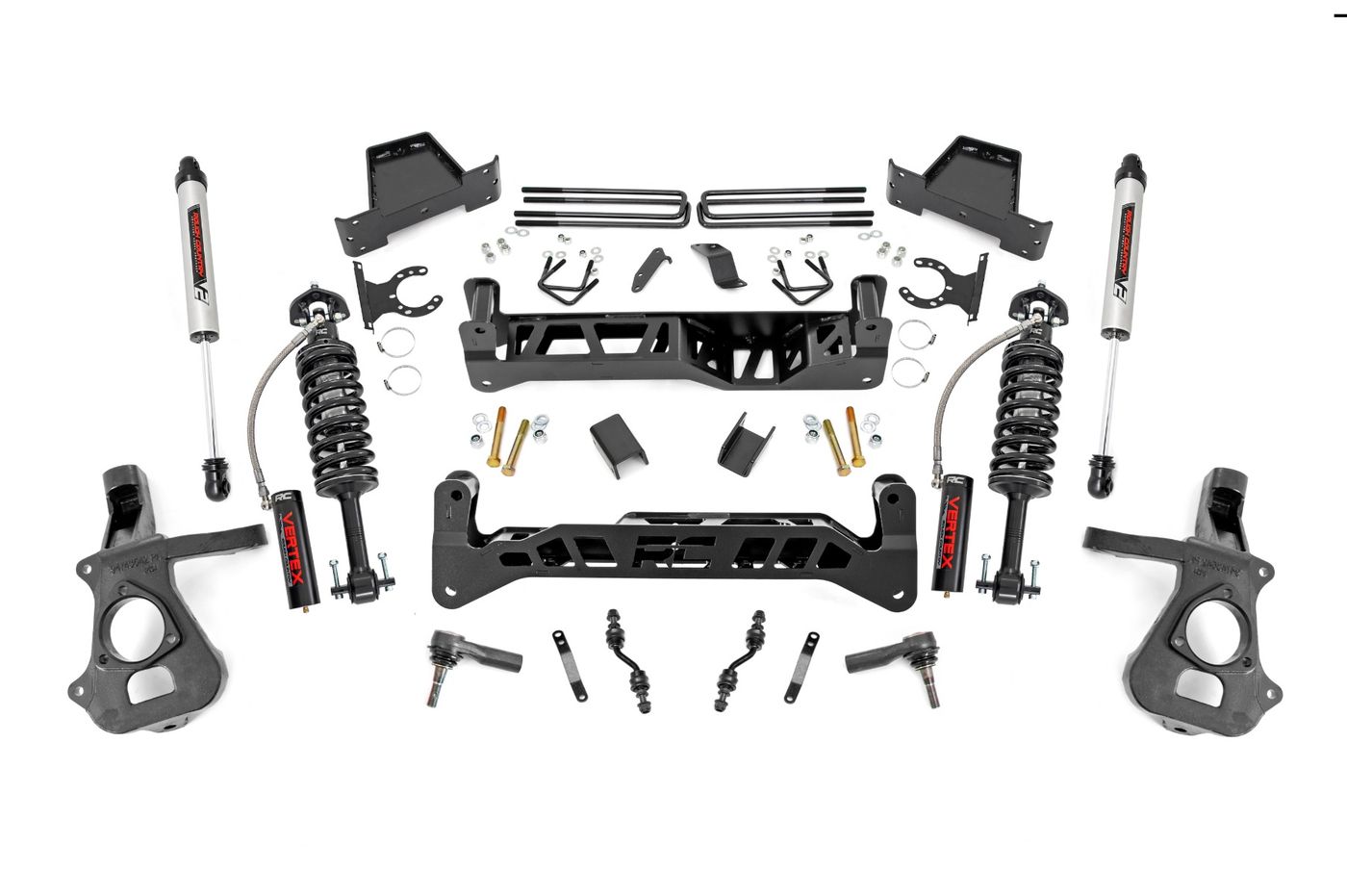 Rough Country 7 Inch Lift Kit | Cast Steel | Vertex/V2 | Chevy/GMC 1500 (14-18 & Classic)