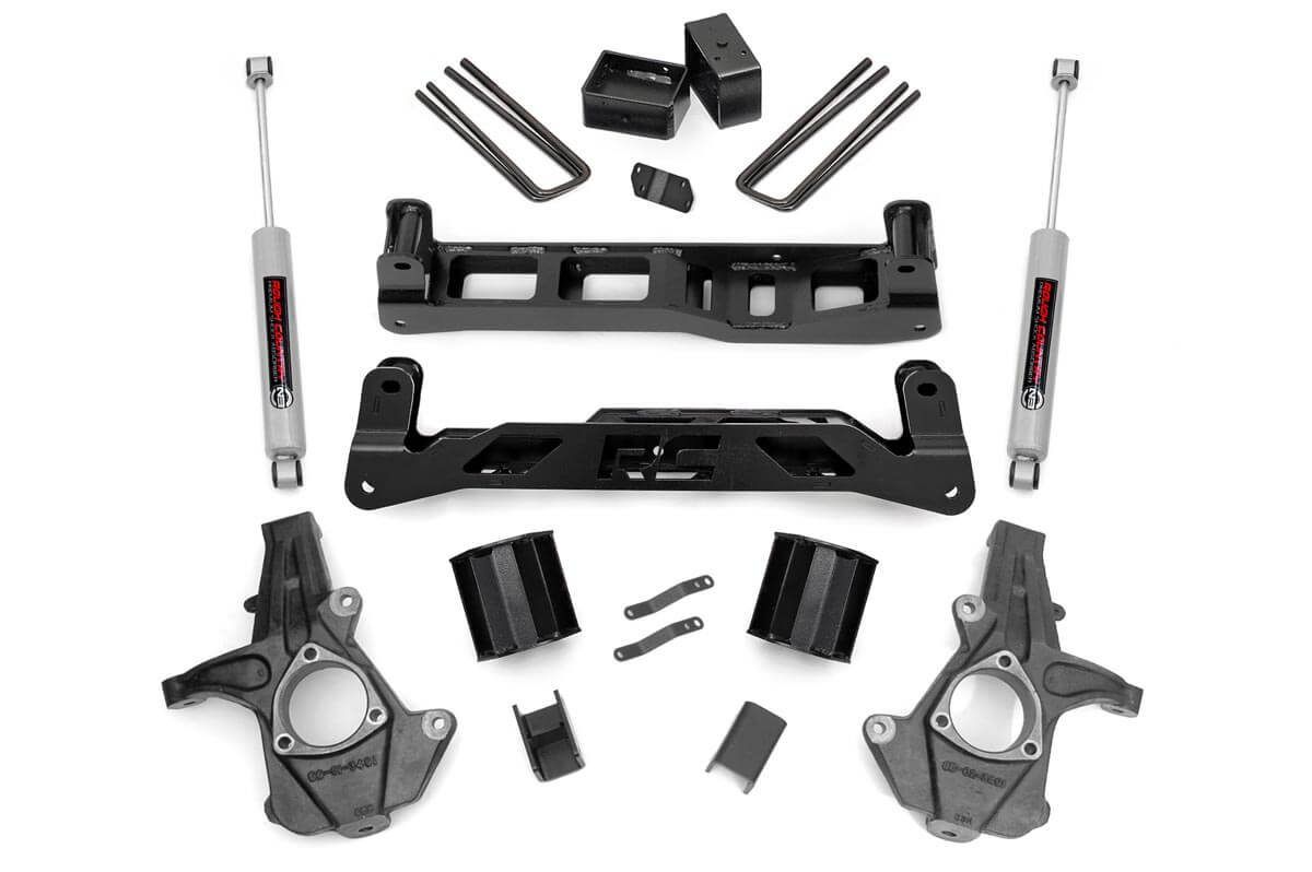 Rough Country 5 Inch Lift Kit | Chevy Silverado & GMC Sierra 1500 2WD (2007-2013)