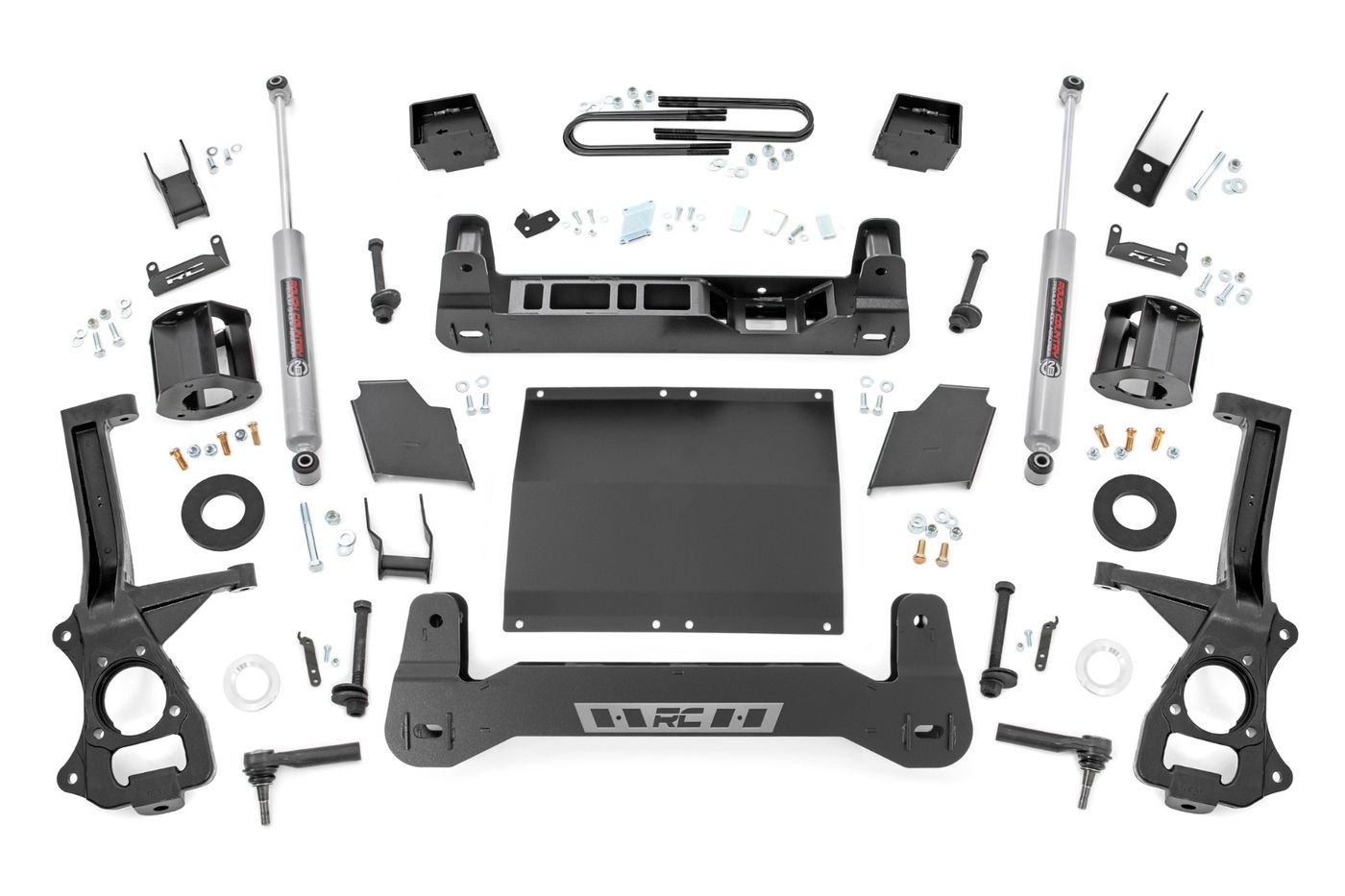 Rough Country 6 Inch Lift Kit | Mono Leaf Rear | Diesel | GMC Sierra 1500 2WD/4WD (25-26)