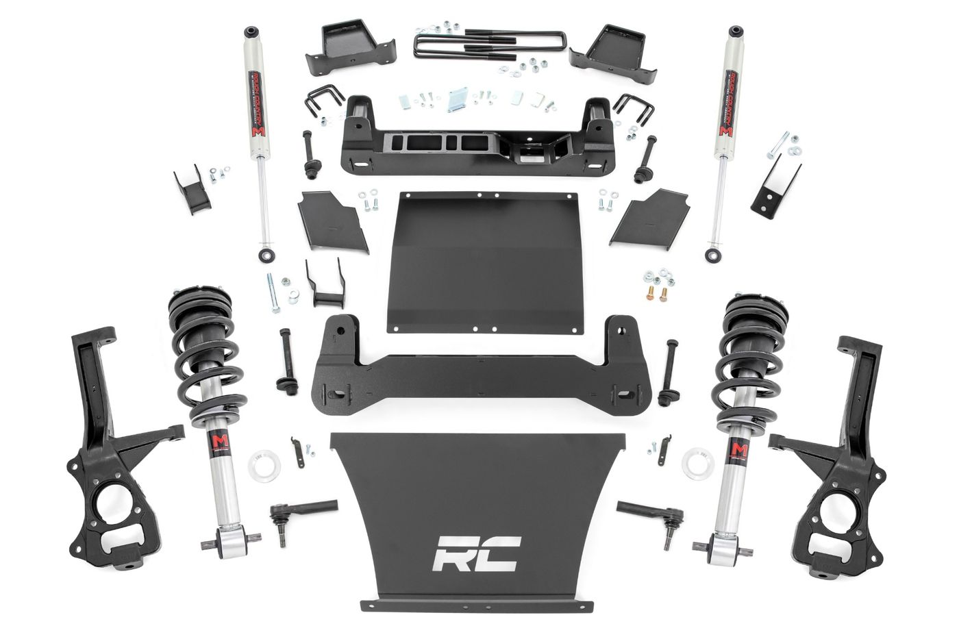Rough Country 4 Inch Lift Kit | AT4/Trailboss | M1/M1 | Chevy/GMC Sierra 1500 (19-24)/Silverado 1500 (19-24)