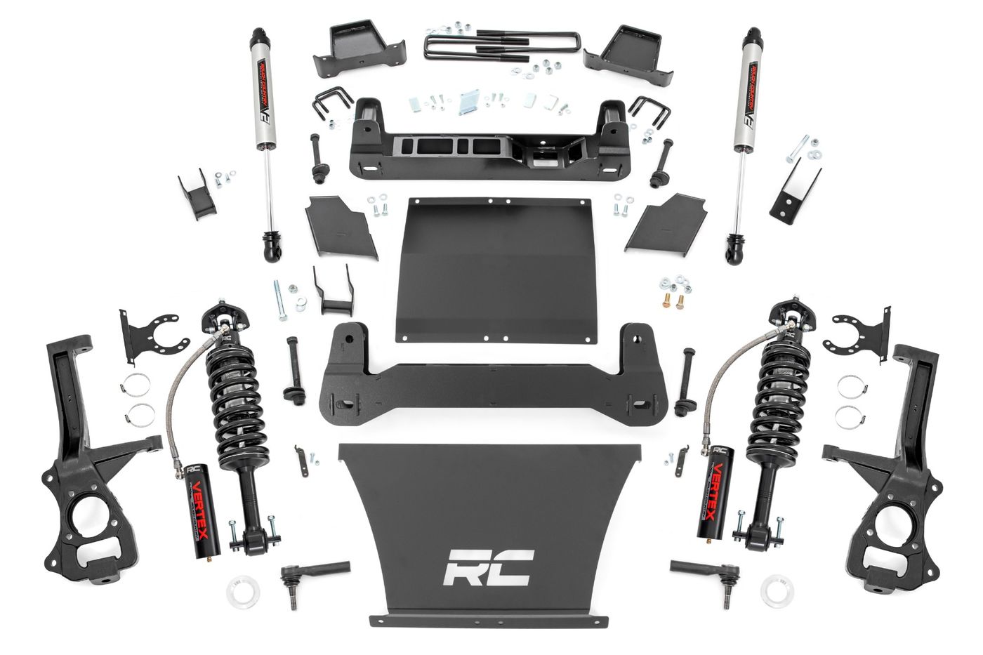 Rough Country 4 Inch Lift Kit | AT4/Trailboss | Vertex/V2 | Chevy/GMC Sierra 1500 (19-24)/Silverado 1500 (19-24)