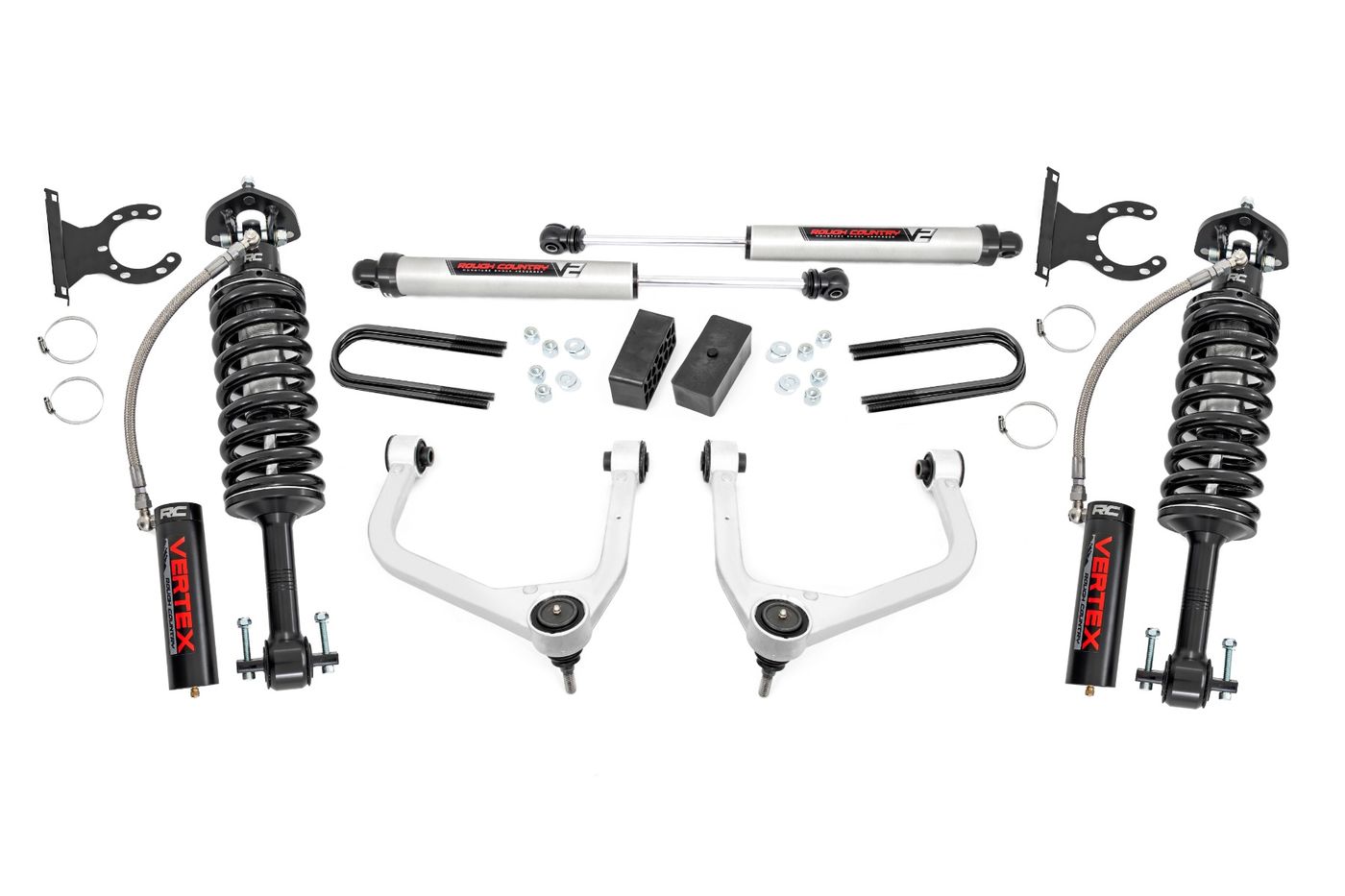 Rough Country 3.5 Inch Lift Kit | Mono Leaf Rear | Vertex/V2 | GMC Sierra 1500 (19-24)