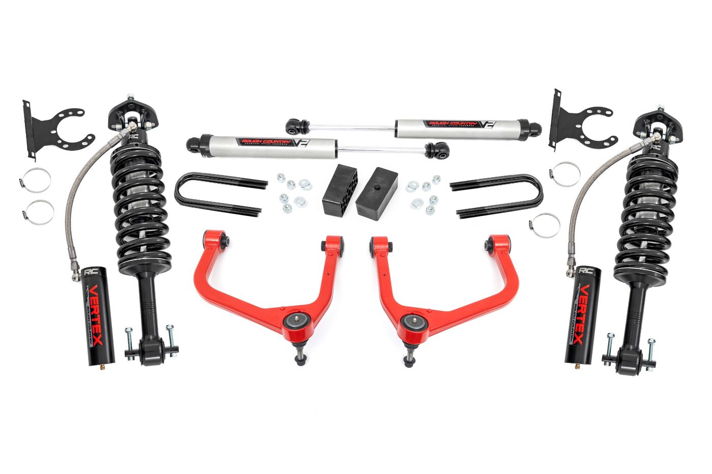 Rough Country 3.5 Inch Lift Kit | Mono Leaf Rear | Vertex/V2 | GMC Sierra 1500 (25-26)