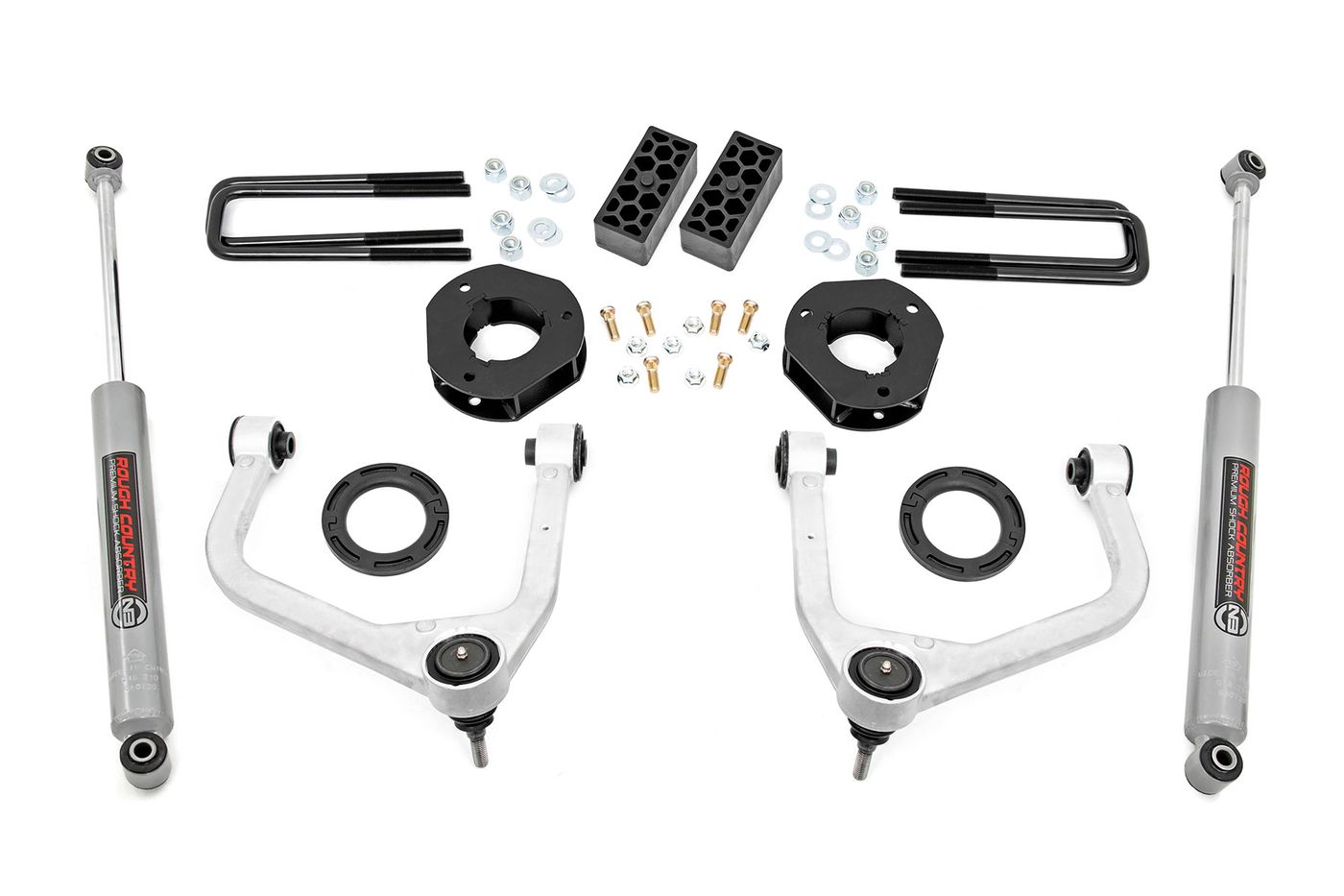 Rough Country 3.5 Inch Lift Kit | Chevy Silverado 1500 2WD/4WD (2019-2024)