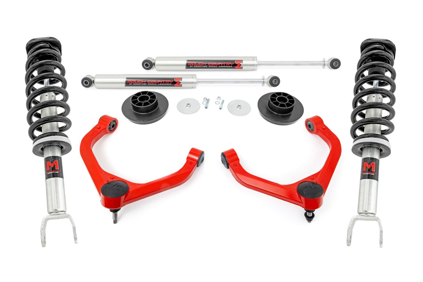 Rough Country 3 Inch Lift Kit | M1 Struts/M1 | Ram 1500 4WD (2012-2018 & Classic)