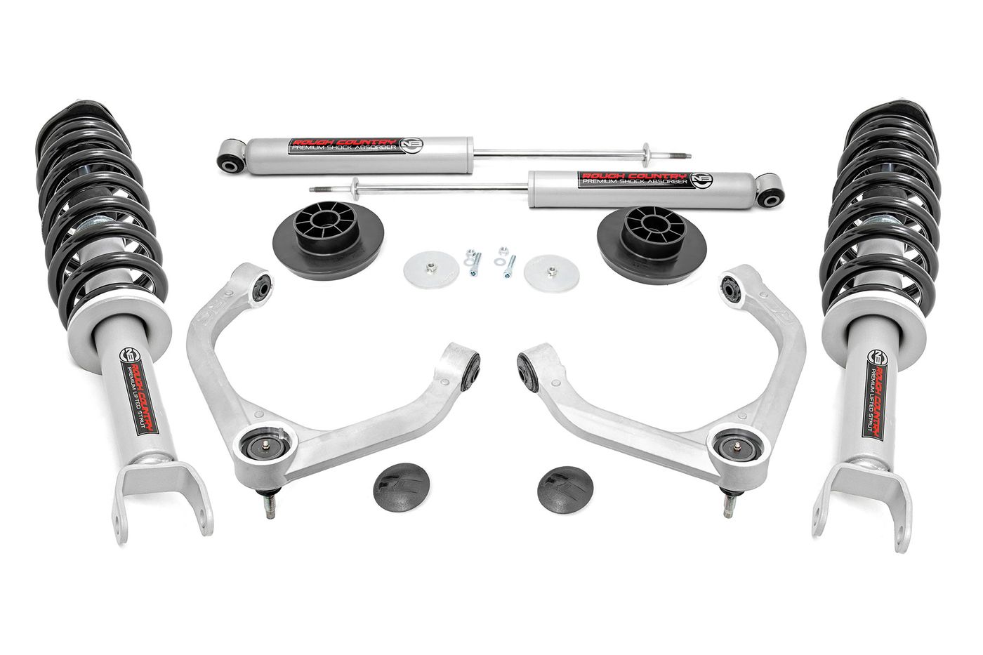 Rough Country 3.5 Inch Lift Kit | N3 Struts | Ram 1500 2WD/4WD (2019-2026)