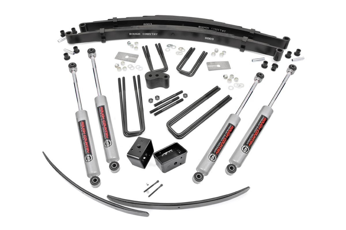 Rough Country 4 Inch Lift Kit | Rear Blocks | Dodge/Plymouth Ramcharger (78-93)/Trailduster (78-81)