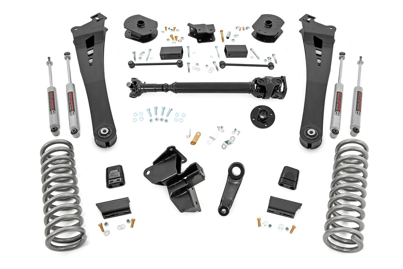 Rough Country 5 Inch Lift Kit | Fr D/S | 10 Bolt T-Case | Ram 2500 4WD (2025-2026)