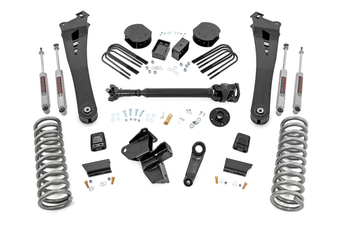 Rough Country 5 Inch Lift Kit | Fr D/S | 10 Bolt T-Case | Ram 3500 4WD (2025-2026)