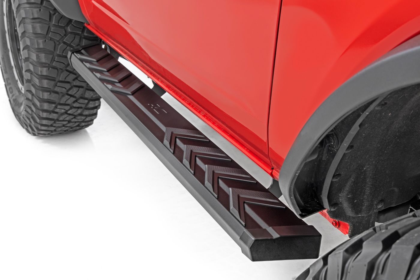 Rough Country BA2 Running Boards | Side Step Bars | 2-Door | Ford Bronco (2 Door) (21-26)