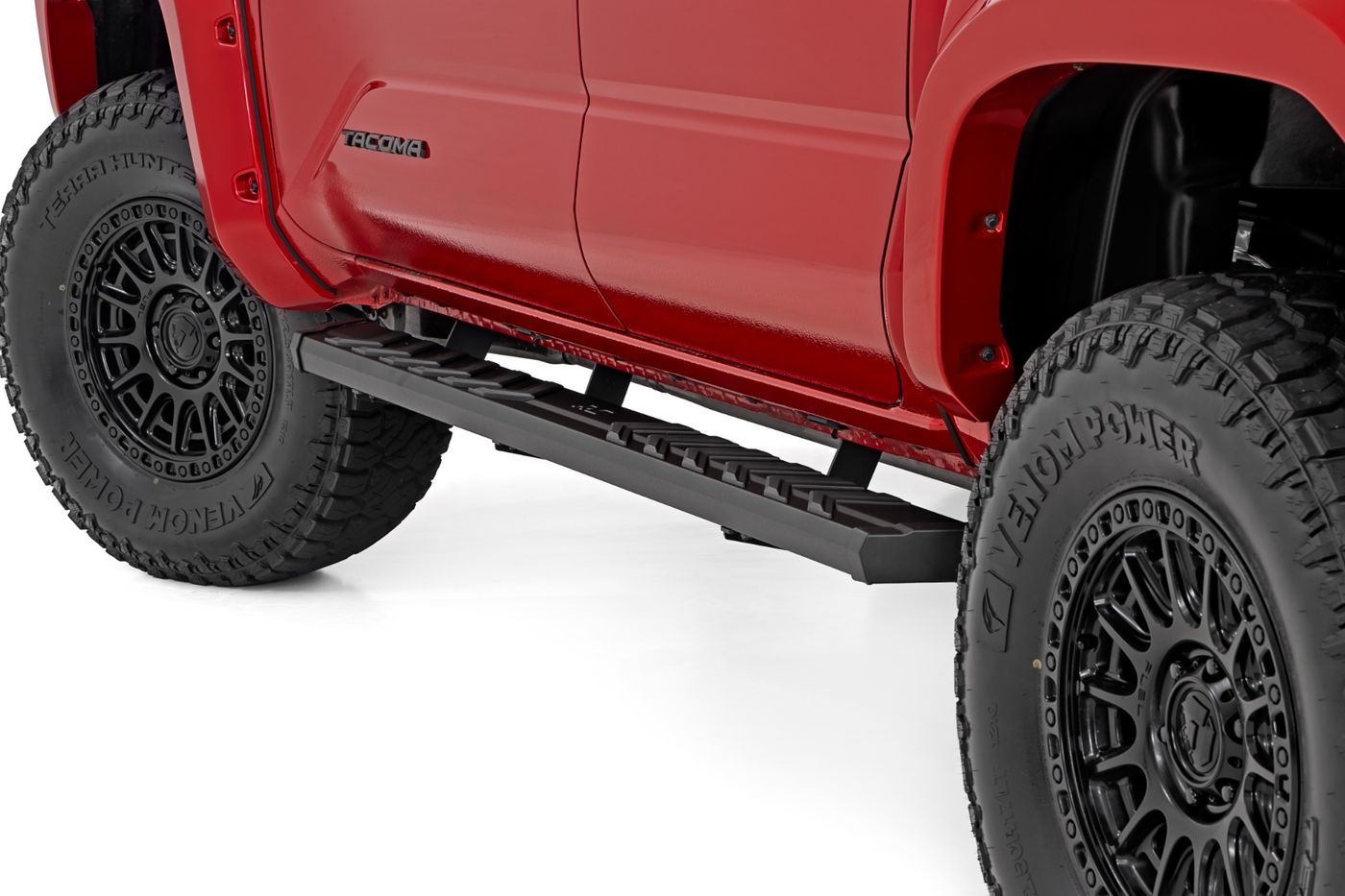 Rough Country BA2 Running Boards | Side Step Bars | Double Cab | Toyota Tacoma (24-26)