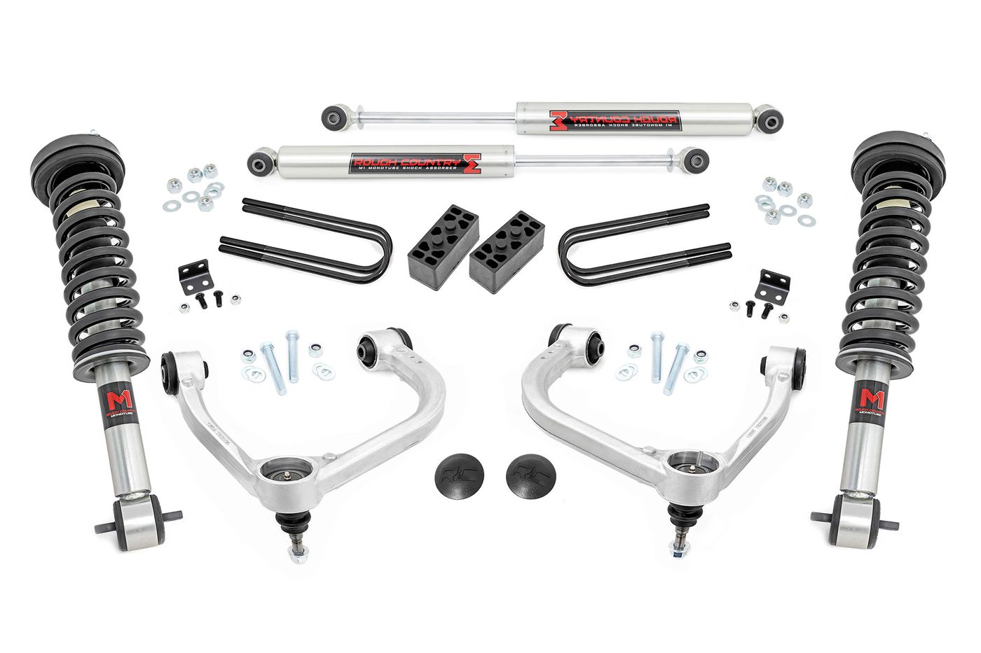 Rough Country 3 Inch Lift Kit | Forged UCA | M1/M1 | Ford F-150 4WD (2021-2026)