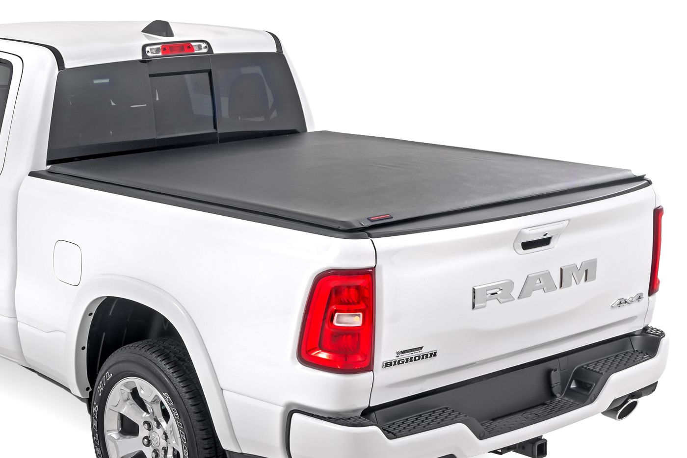Rough Country Soft Roll Up Bed Cover | 6'4" Bed | Ram 1500 (19-26)/1500 TRX (21-24)