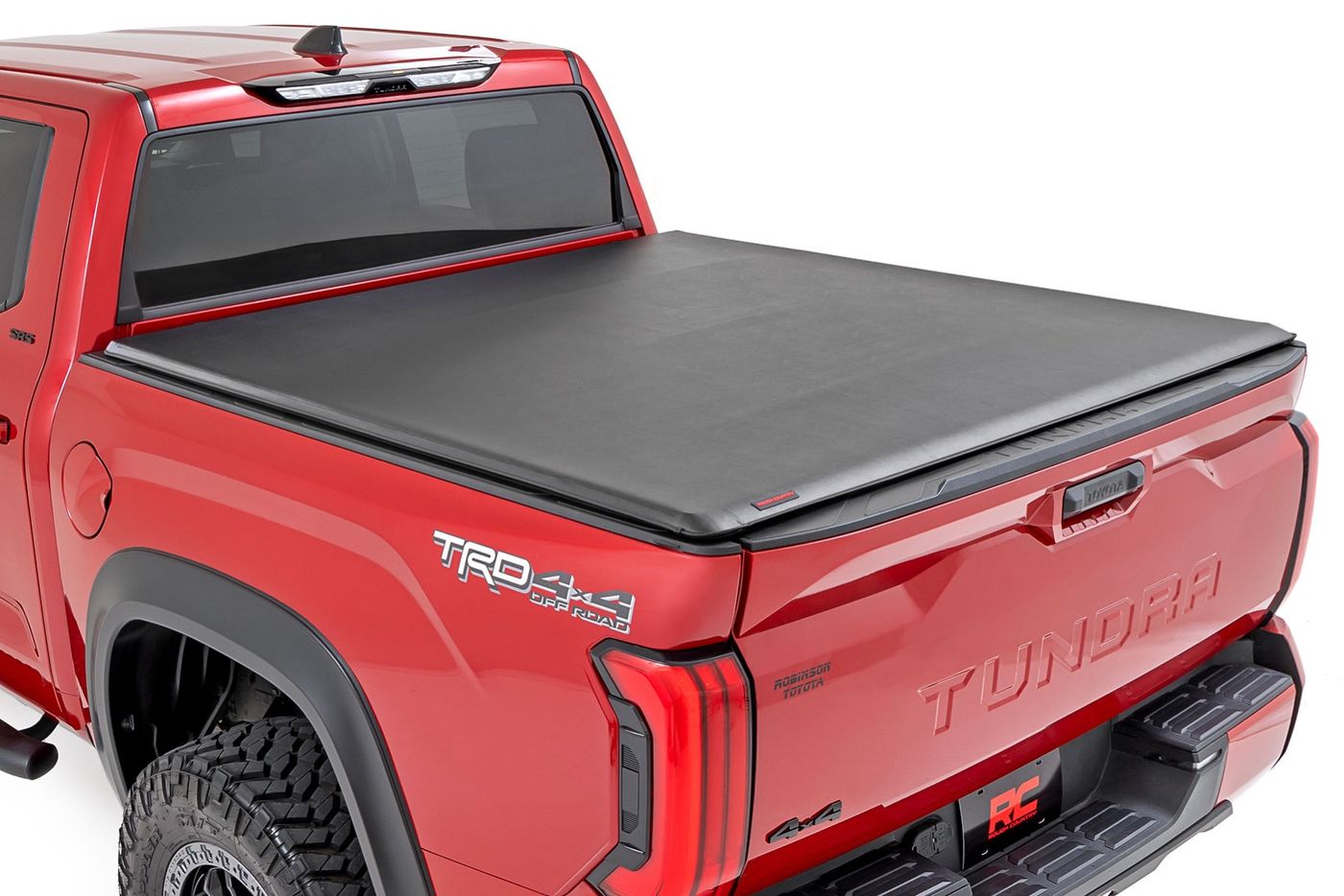 Rough Country Soft Roll Up Bed Cover | 5'7" Bed | Toyota Tundra 2WD/4WD (2022-2026)