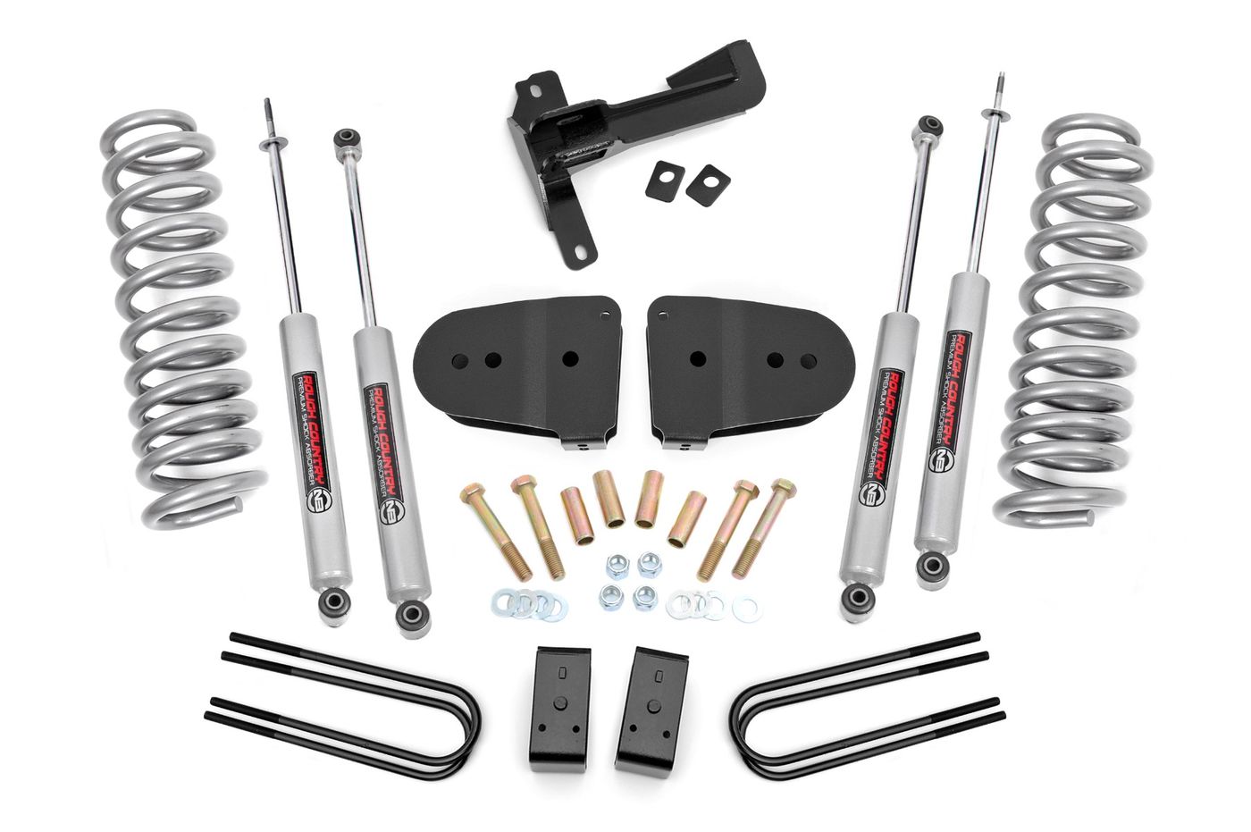 Rough Country 3 Inch Lift Kit | N3 | Front Diesel Coils | Ford F-250 Super Duty 4WD (23-26)