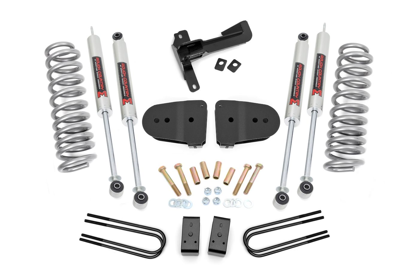Rough Country 3 Inch Lift Kit | M1 | Front Diesel Coils | Ford F-250 Super Duty 4WD (23-26)