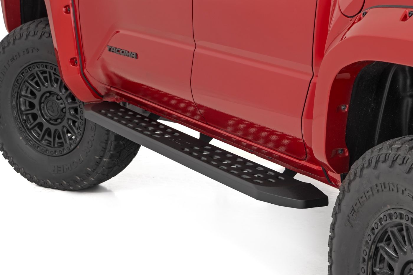Rough Country RPT2 Running Board | Double Cab | Black | Toyota Tacoma 2WD/4WD (2024-2026)