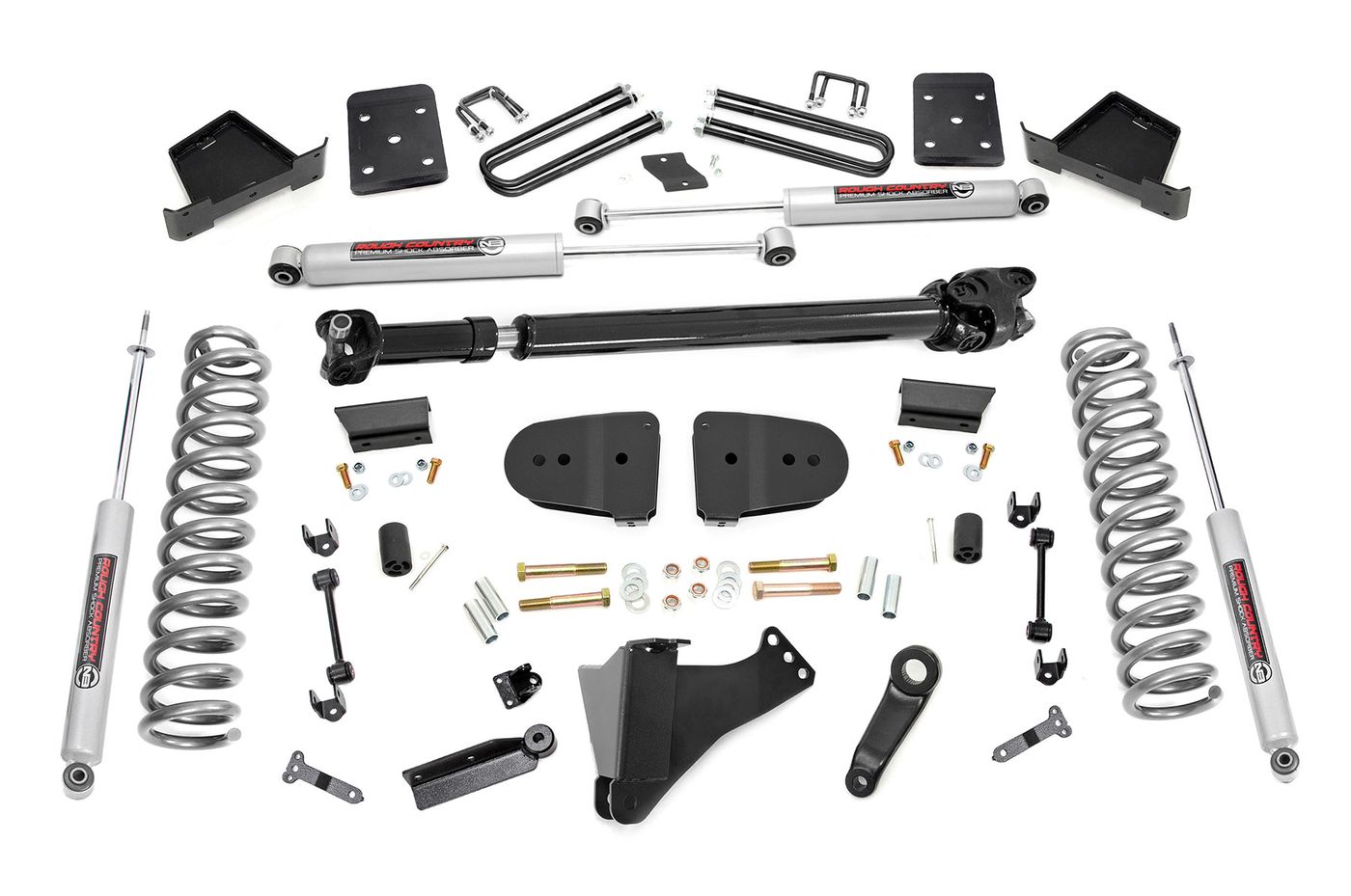 Rough Country 6 Inch Lift Kit | OVLDS | D/S | Ford F-250/F-350 Super Duty 4WD (2023-2026)