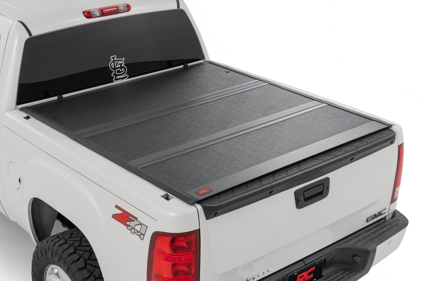Rough Country Hard Low Profile Bed Cover | 5'9" Bed | No Rail Caps | Chevy/GMC 1500 (07-13)