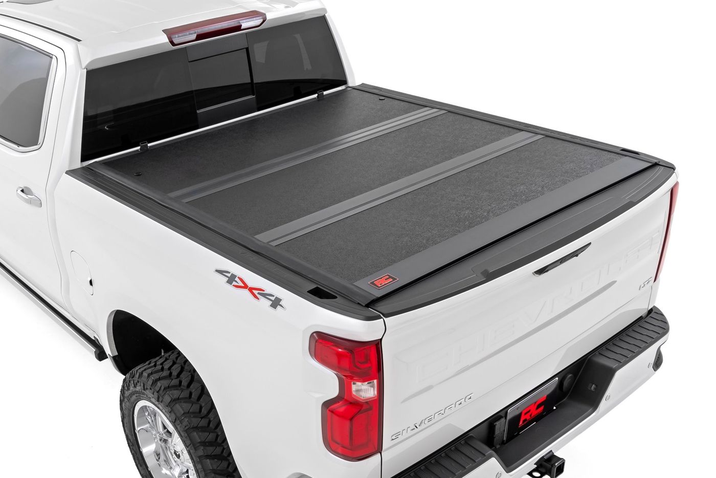 Rough Country Hard Low Profile Bed Cover | 5'10" Bed | Chevy/GMC Sierra 1500 (19-26)/Silverado 1500 (19-26)