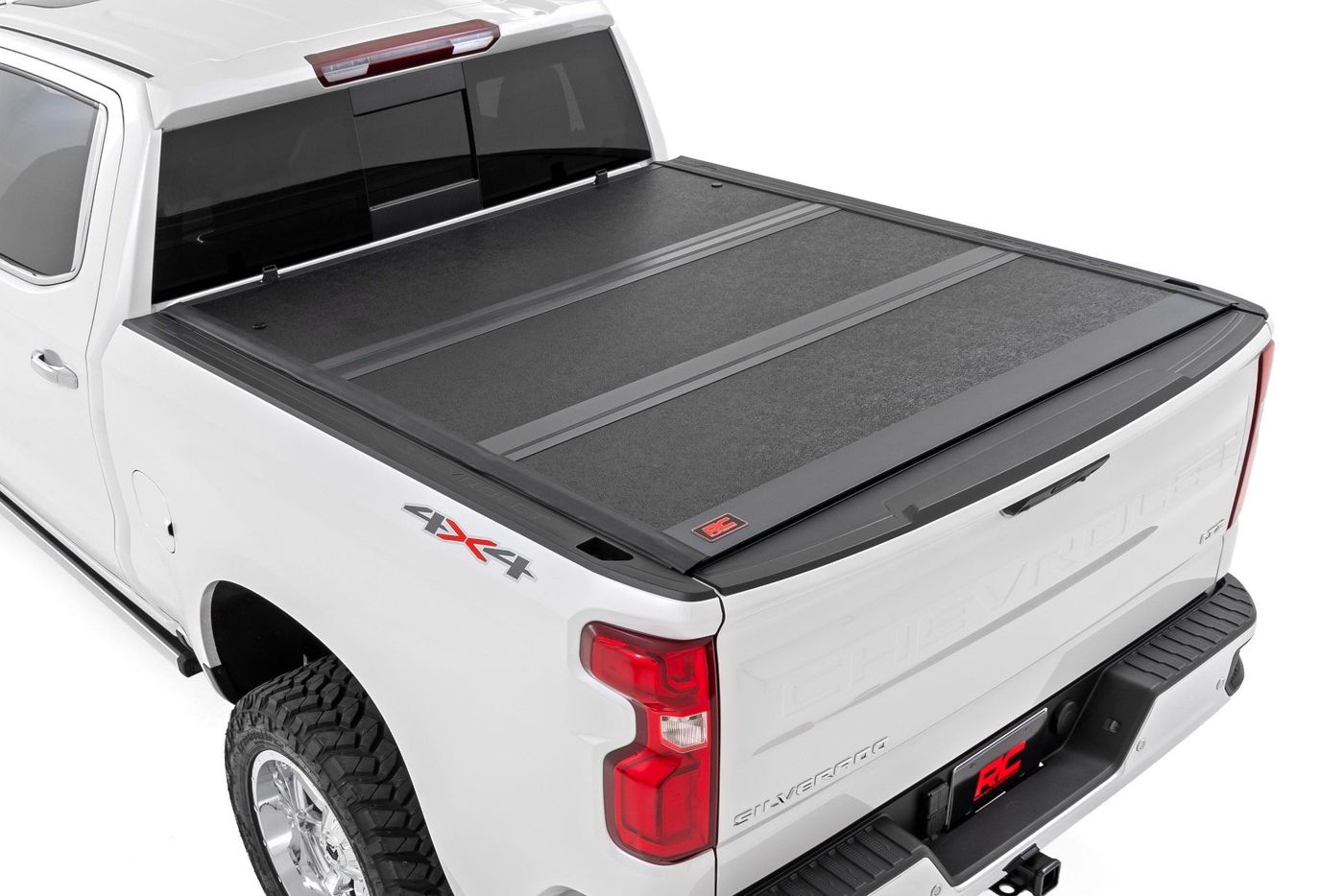 Rough Country Hard Low Profile Bed Cover | 6'7" Bed | Chevy/GMC Sierra 1500 (19-26)/Silverado 1500 (19-26)