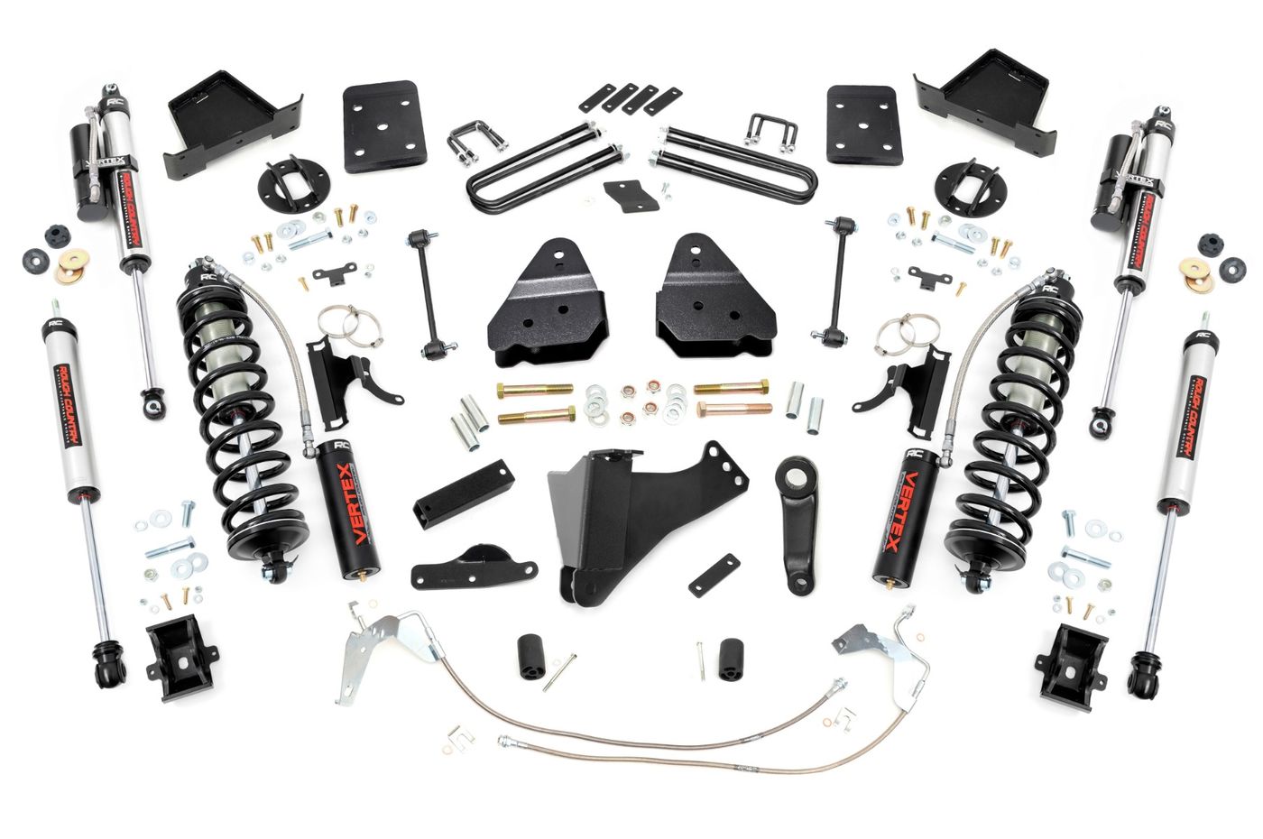 Rough Country 4.5 Inch Lift Kit | W/O Overloads | C/O Vertex | Ford F-250/F-350 Super Duty (08-10)