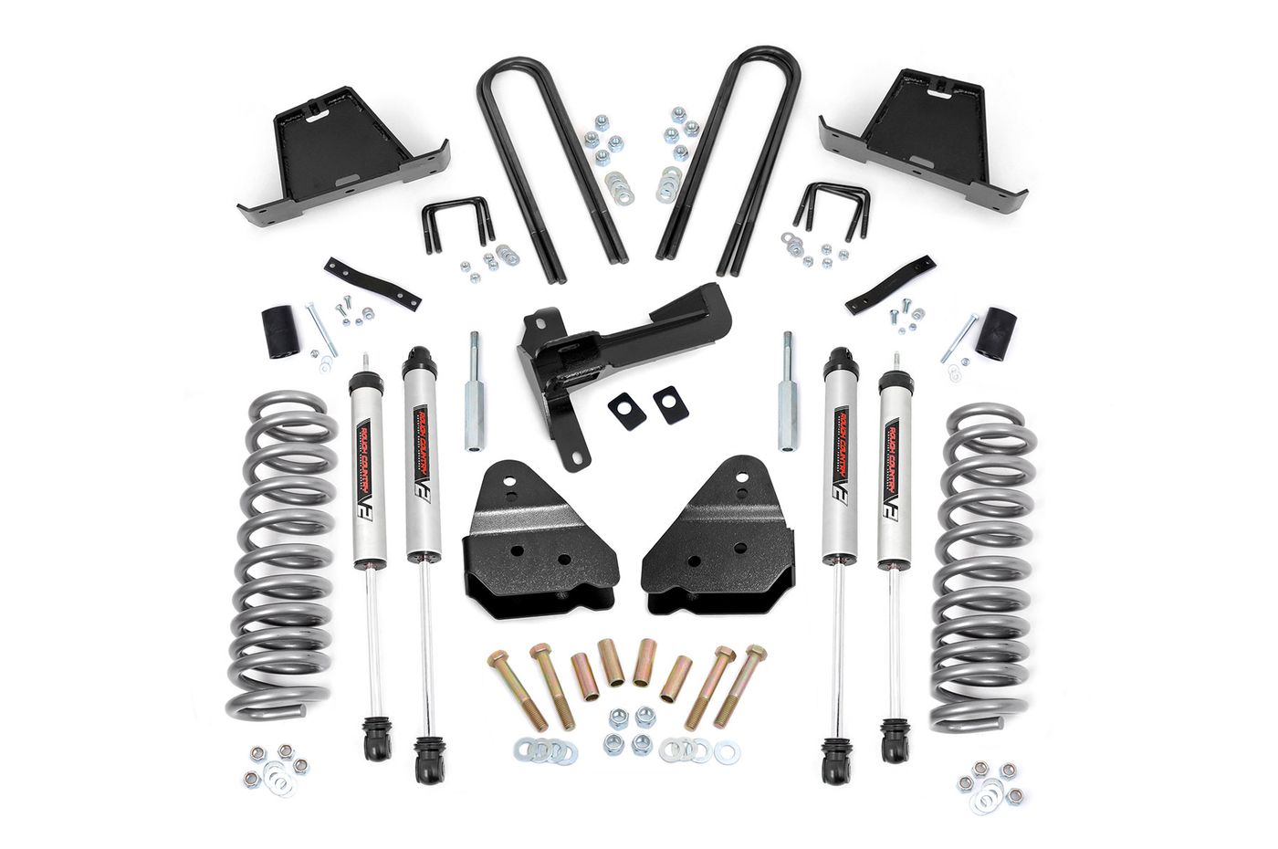 Rough Country 4.5 Inch Lift Kit | V2 | Ford F-250/F-350 Super Duty 4WD (2005-2007)