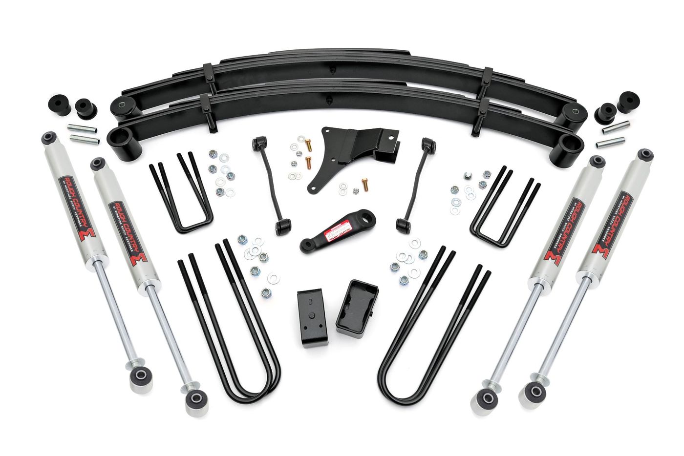Rough Country 4 Inch Lift Kit | Rear Blocks | M1 | Ford F-250/F-350 Super Duty 4WD (1999)