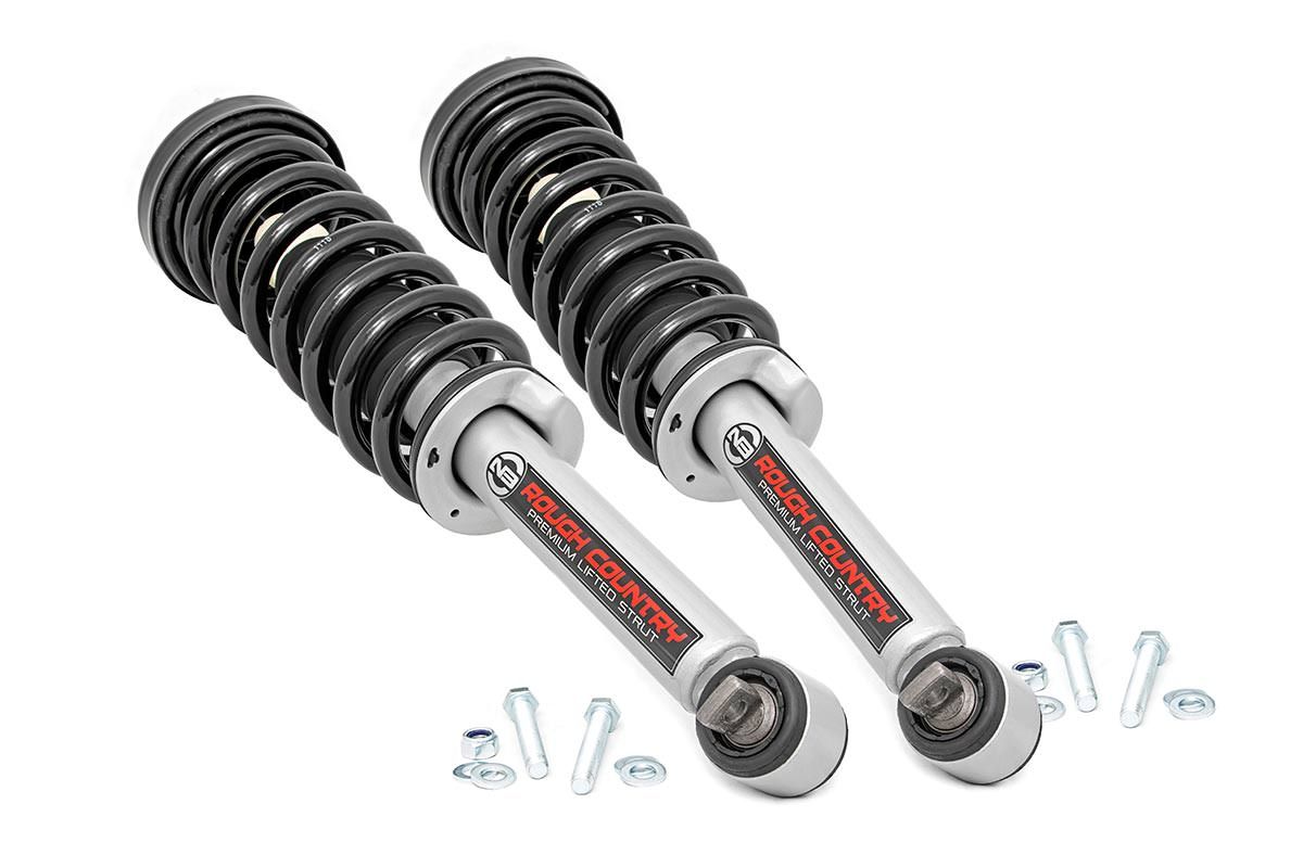 Rough Country Loaded Strut Pair | 4 Inch | Ford F-150 4WD (2014-2026)